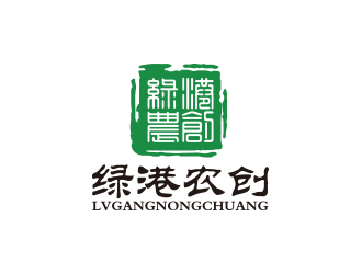 孫金澤的綠港農(nóng)創(chuàng)logo設計