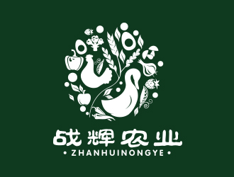 王曉野的戰(zhàn)輝農(nóng)產(chǎn)品商標(biāo)設(shè)計(jì)logo設(shè)計(jì)