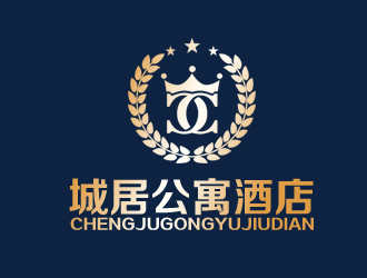 余亮亮的城居公寓酒店logo設(shè)計(jì)