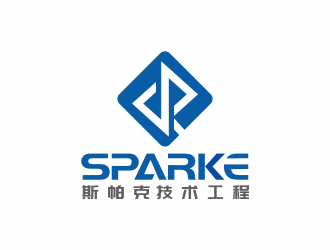 湯儒娟的品牌：sparke ，公司名稱：秦皇島斯帕克技術(shù)工程有限公司logo設(shè)計(jì)