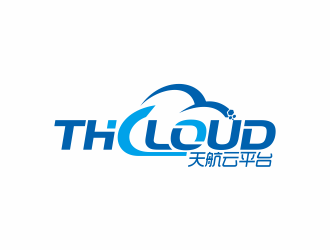 何嘉健的THCLOUD   天航云平臺(tái)logo設(shè)計(jì)