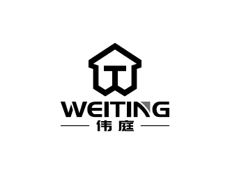 王濤的偉庭室內裝飾裝修logo設計