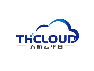 朱紅娟的THCLOUD   天航云平臺(tái)logo設(shè)計(jì)