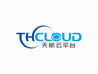 湯儒娟的THCLOUD   天航云平臺(tái)logo設(shè)計(jì)