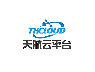 秦曉東的THCLOUD   天航云平臺(tái)logo設(shè)計(jì)