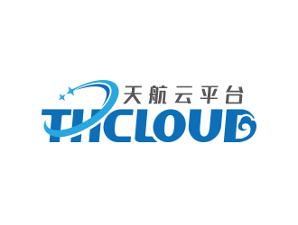 黃安悅的THCLOUD   天航云平臺(tái)logo設(shè)計(jì)