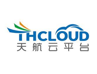 趙鵬的THCLOUD   天航云平臺logo設(shè)計