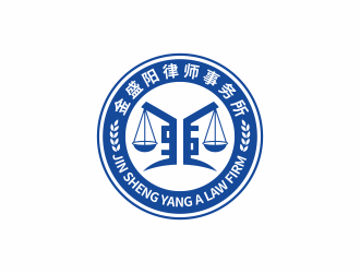 何嘉健的金盛陽(yáng)律師事務(wù)所logo設(shè)計(jì)