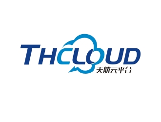 楊占斌的THCLOUD   天航云平臺(tái)logo設(shè)計(jì)