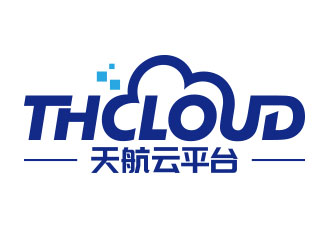 向正軍的THCLOUD   天航云平臺(tái)logo設(shè)計(jì)