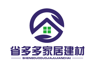 趙軍的省多多家居建材logo設計