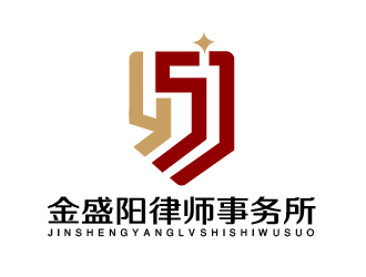 趙軍的金盛陽律師事務(wù)所logo設(shè)計