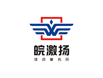 梁俊的安徽皖激揚(yáng)律師事務(wù)所logo設(shè)計(jì)