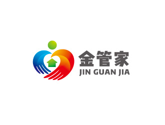 周金進(jìn)的金管家/廣東金管家家政服務(wù)有限公司logo設(shè)計(jì)