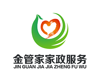 潘樂的金管家/廣東金管家家政服務(wù)有限公司logo設(shè)計(jì)