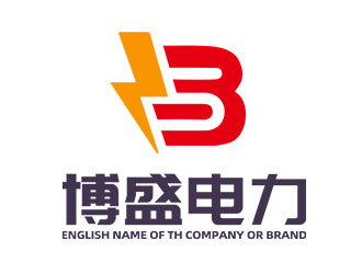 鐘炬的博盛電力logo設(shè)計(jì)