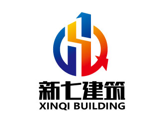 連杰的新七建設(shè)logo設(shè)計