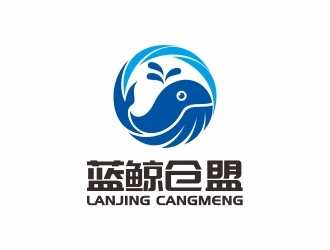 何嘉健的藍鯨倉盟logo設(shè)計