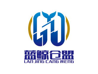 李冠良的藍鯨倉盟logo設(shè)計