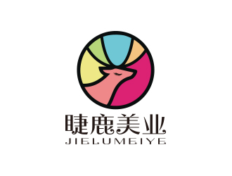 孫金澤的睫鹿美業(yè)美容服務(wù)logo設(shè)計(jì)