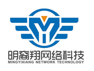 趙鵬的昆明明裔翔網絡科技logo設計