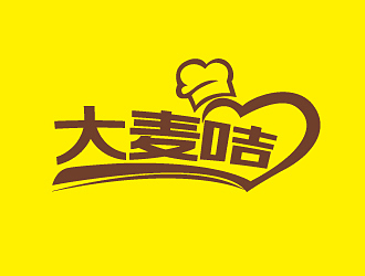 趙軍的大麥咭蛋糕店logologo設(shè)計