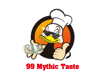 黃安悅的99 Mythic Taste（成功時期的鴨子）logo設計