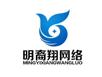 余亮亮的昆明明裔翔網絡科技logo設計