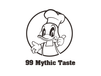 黃安悅的99 Mythic Tastelogo設計