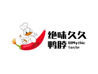 劉璋的99 Mythic Taste（一只開飛機(jī)/火箭的鴨子）logo設(shè)計(jì)