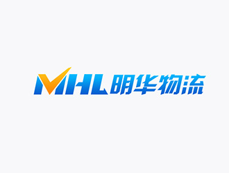 吳曉偉的明華物流中文字體logologo設計