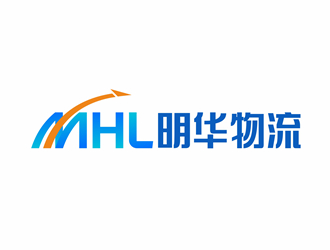 唐國強的明華物流中文字體logologo設計