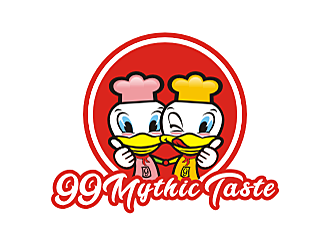 勞志飛的99 Mythic Taste（學生時期（成長期）的鴨子）logo設(shè)計