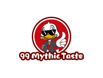 王濤的99 Mythic Taste（成功時期的鴨子）logo設(shè)計