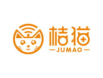 葉美寶的桔貓卡通商標(biāo)設(shè)計(jì)logo設(shè)計(jì)