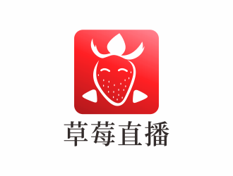 林思源的草莓直播APP電商logo設(shè)計logo設(shè)計