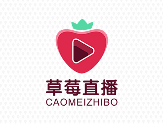 鄭錦尚的草莓直播APP電商logo設計logo設計