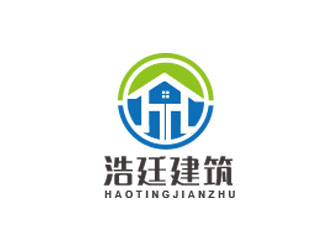 朱紅娟的石家莊市浩廷建筑裝飾工程有限公司logologo設(shè)計(jì)