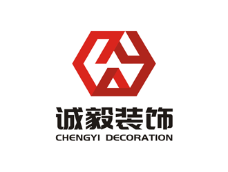 譚家強(qiáng)的誠毅室內(nèi)裝飾設(shè)計(jì)工作室logo設(shè)計(jì)