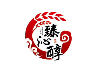 王濤的臻沁醇白酒商標(biāo)設(shè)計logo設(shè)計