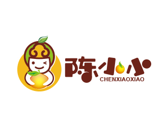 黃安悅的陳小小水果卡通logo設計logo設計