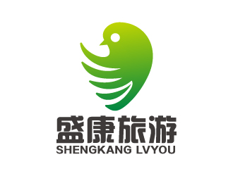 葉美寶的盛康旅游服務(wù)有限公司logo設(shè)計