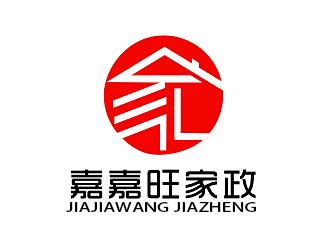 李杰的北京嘉嘉旺家政服務(wù)有限公司logo設(shè)計(jì)