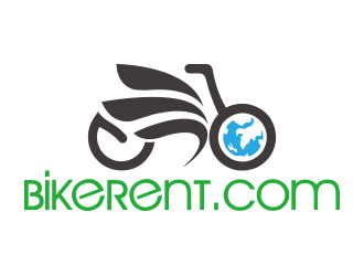 向正軍的bikerent.comlogo設(shè)計(jì)