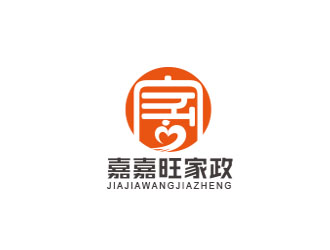 朱紅娟的北京嘉嘉旺家政服務(wù)有限公司logo設(shè)計