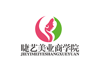 秦曉東的睫藝美業(yè)商學(xué)院logo設(shè)計(jì)