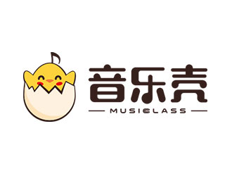 鐘炬的音樂殼在線音樂教育logologo設計