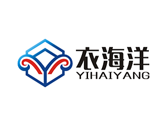 勞志飛的yihaiyang衣海洋logo設計