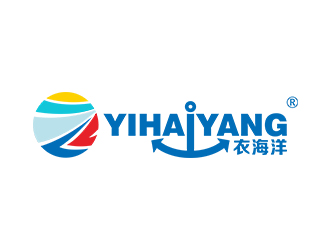 鄭錦尚的yihaiyang衣海洋logo設(shè)計(jì)