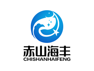 余亮亮的赤山海豐logo設計